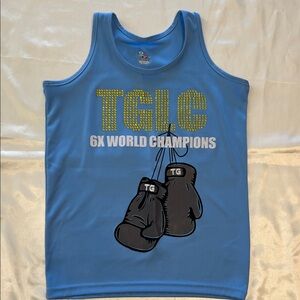 Blue TGLC “Boxing” Theme Team Tank Top